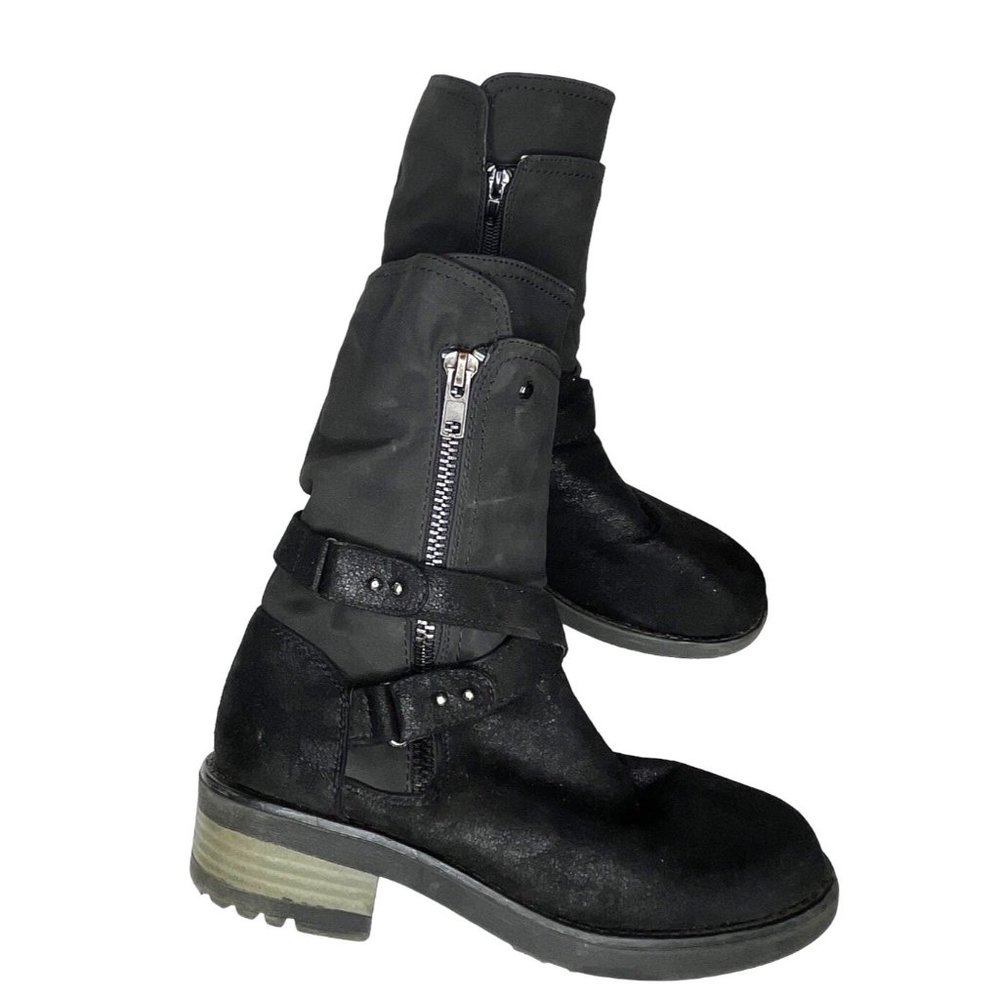 B-52 By Bullboxer Jury Black Riding Boots Size 7 - Picture 2 of 8